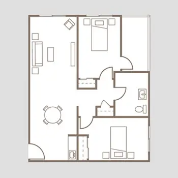 Floorplan of Coronado Heights Senior Living, Assisted Living, Memory Care, Las Vegas, NV 4