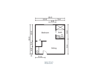 Floorplan of Maris Pointe, Assisted Living, Venice, FL 5