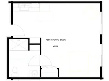 Floorplan of Mission at Maple Springs of Brigham City, Assisted Living, Brigham City, UT 1