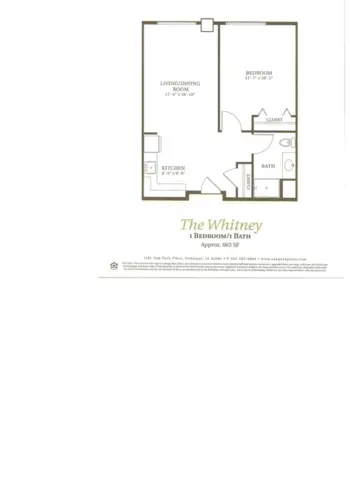 Floorplan of Oak Park Place Dubuque, Assisted Living, Memory Care, Dubuque, IA 7