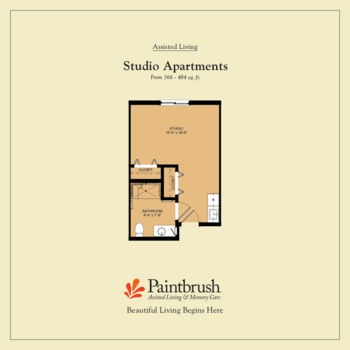 Floorplan of Paintbrush Assisted Living and Memory Care, Assisted Living, Memory Care, Fresno, CA 2