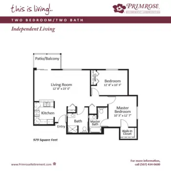 Floorplan of Primrose Retirement Community of Austin, Assisted Living, Austin, MN 5