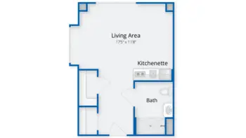 Floorplan of River Ridge at Avon, Assisted Living, Avon, CT 3