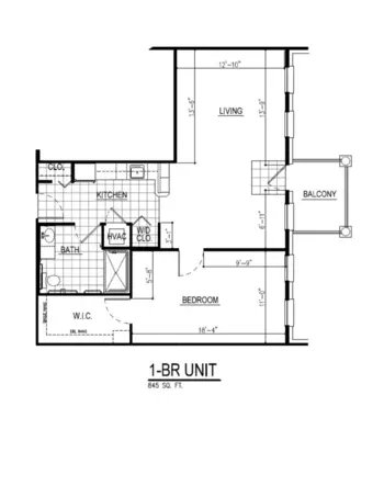 Floorplan of Silvercreek Senior Living, Assisted Living, Olive Branch, MS 2