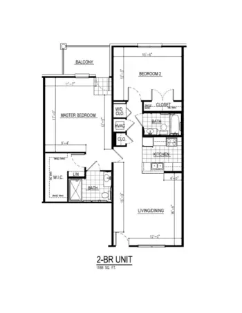 Floorplan of Silvercreek Senior Living, Assisted Living, Olive Branch, MS 9