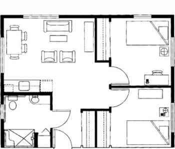 Floorplan of Stafford Suites in Sumner, Assisted Living, Sumner, WA 4