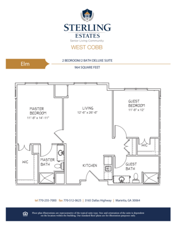 Floorplan of Sterling Estates of West Cobb, Assisted Living, Marietta, GA 13