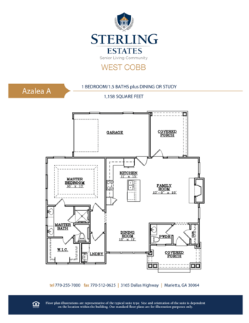 Floorplan of Sterling Estates of West Cobb, Assisted Living, Marietta, GA 14