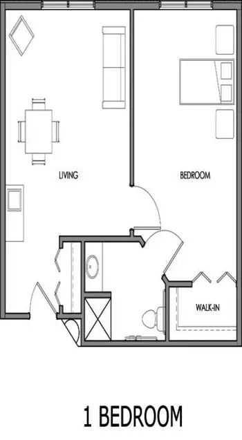 Floorplan of Summerfield Living, Assisted Living, Orem, UT 2