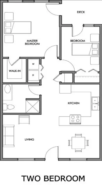 Floorplan of Summerfield Living, Assisted Living, Orem, UT 4