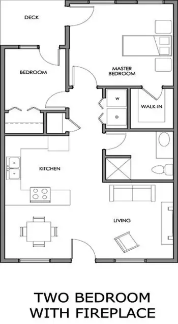 Floorplan of Summerfield Living, Assisted Living, Orem, UT 5