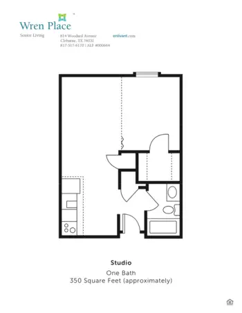 Floorplan of Wren House, Assisted Living, Cleburne, TX 1