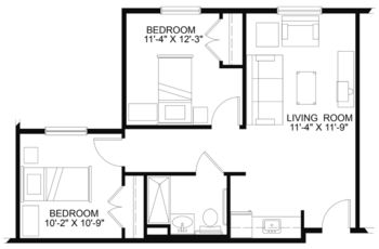Floorplan of Arbor Terrace Sudley Manor, Assisted Living, Memory Care, Manassas, VA 6