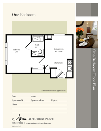 Floorplan of Atria Greenridge Place, Assisted Living, Rocky Hill, CT 3