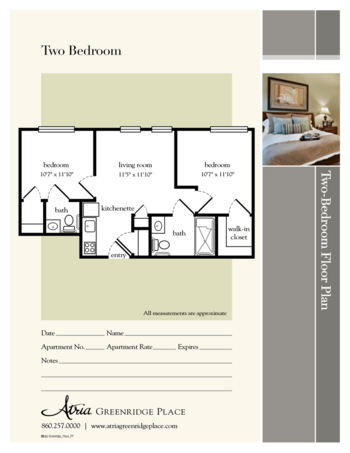 Floorplan of Atria Greenridge Place, Assisted Living, Rocky Hill, CT 4