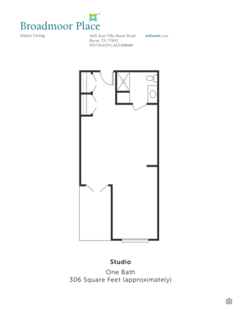 Floorplan of Broadmoor Place, Assisted Living, Bryan, TX 1