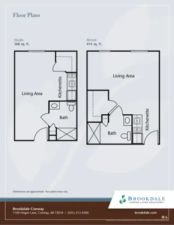 Floorplan of Brookdale Conway, Assisted Living, Conway, AR 1