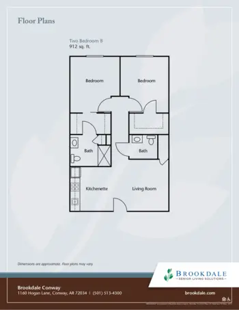 Floorplan of Brookdale Conway, Assisted Living, Conway, AR 3