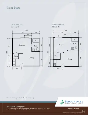 Floorplan of Brookdale Springdale, Assisted Living, Springdale, OH 2