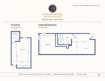 Floorplan of Collinwood Assisted Living, Assisted Living, Fort Collins, CO 2