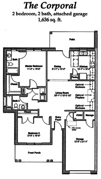 Floorplan of Hearthside at Castle Heights, Assisted Living, Lebanon, TN 4
