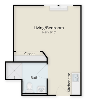 Floorplan of Lorien at Mount Airy, Assisted Living, Mount Airy, MD 4
