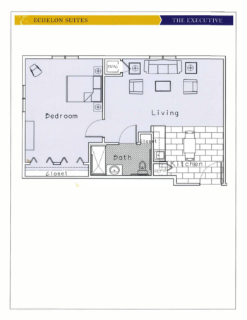 Floorplan of The Echelon, Assisted Living, Medina, OH 3