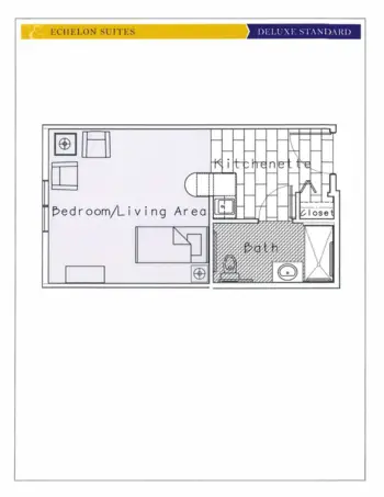 Floorplan of The Echelon, Assisted Living, Medina, OH 5