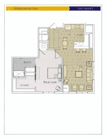 Floorplan of The Echelon, Assisted Living, Medina, OH 12