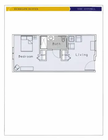 Floorplan of The Echelon, Assisted Living, Medina, OH 15