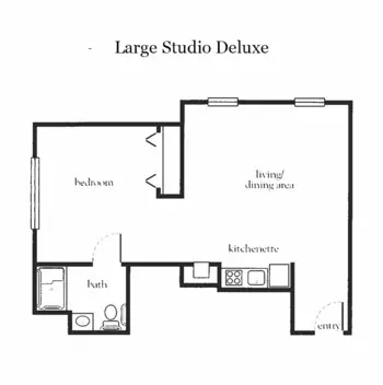 Floorplan of Woodbridge Place, Assisted Living, Phoenixville, PA 2