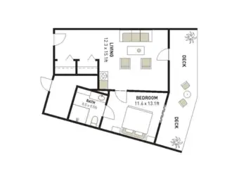 Floorplan of Apple Village, Assisted Living, Layton, UT 1