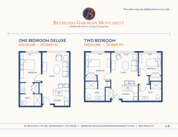 Floorplan of Bethesda Gardens Monument, Assisted Living, Monument, CO 4