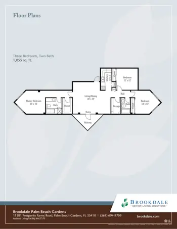 Floorplan of Brookdale Palm Beach Gardens, Assisted Living, Palm Bch Gdns, FL 4