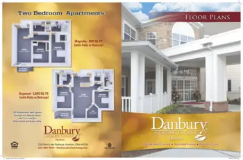 Floorplan of Danbury in Hudson, Assisted Living, Hudson, OH 2