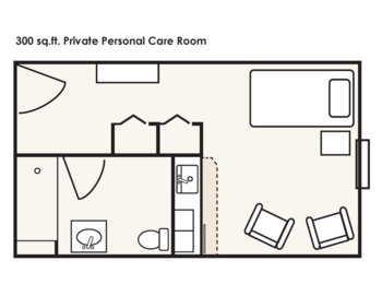 Floorplan of Lakeview Personal Care, Assisted Living, Darlington, PA 4