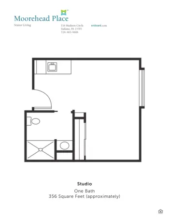 Floorplan of Moorehead Place, Assisted Living, Indiana, PA 1