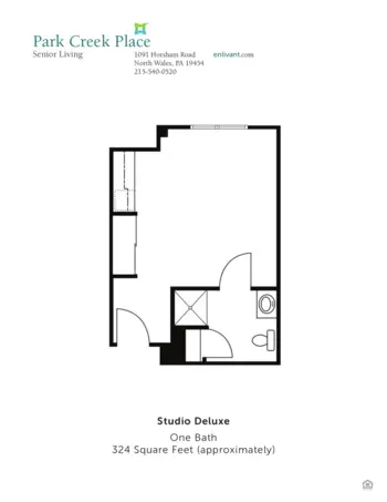 Floorplan of Park Creek Place, Assisted Living, Memory Care, North Wales, PA 2