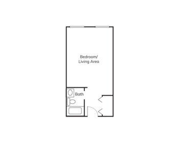 Floorplan of Red Cedar Glen, Assisted Living, Hendersonville, TN 1