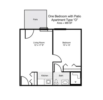 Floorplan of Sanders Glen, Assisted Living, Westfield, IN 3