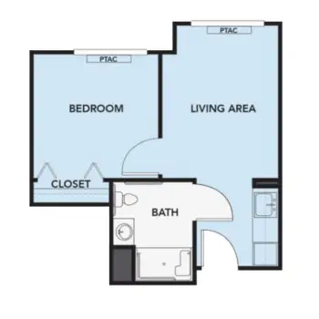 Floorplan of Sonata West, Assisted Living, Winter Garden, FL 4