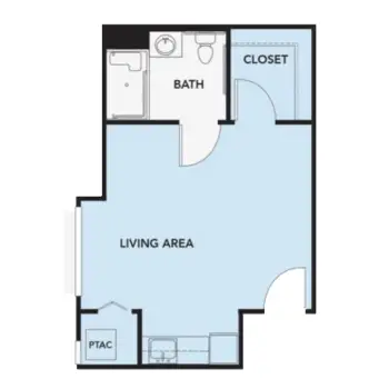 Floorplan of Sonata West, Assisted Living, Winter Garden, FL 5
