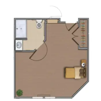 Floorplan of Sonata West, Assisted Living, Winter Garden, FL 12