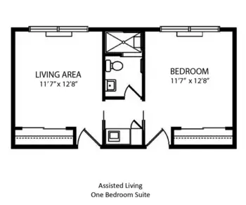 Floorplan of The Good Place, Assisted Living, North Richland Hills, TX 1