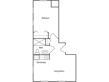Floorplan of The Linden at Danvers, Assisted Living, Danvers, MA 2