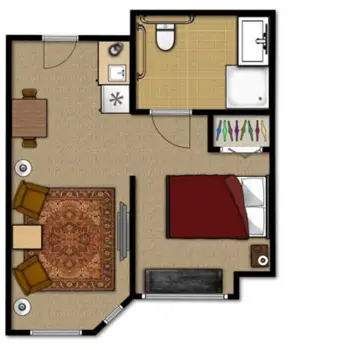 Floorplan of Whispering Knoll Assisted Living, Assisted Living, Edison, NJ 2