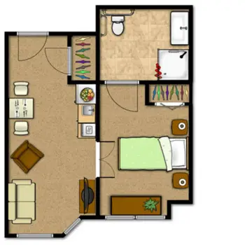 Floorplan of Whispering Knoll Assisted Living, Assisted Living, Edison, NJ 7