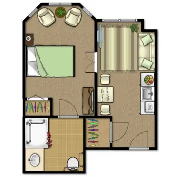 Floorplan of Whispering Knoll Assisted Living, Assisted Living, Edison, NJ 8