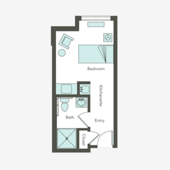 Floorplan of Aegis Living of Corte Madera, Assisted Living, Corte Madera, CA 4