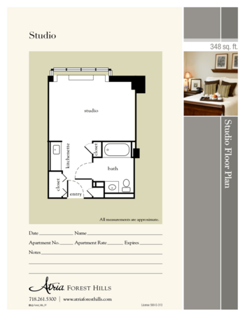 Floorplan of Atria Forest Hills, Assisted Living, Forest Hills, NY 1